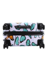 Saxoline Springful Butterfly Print Hard Suitcase Medium