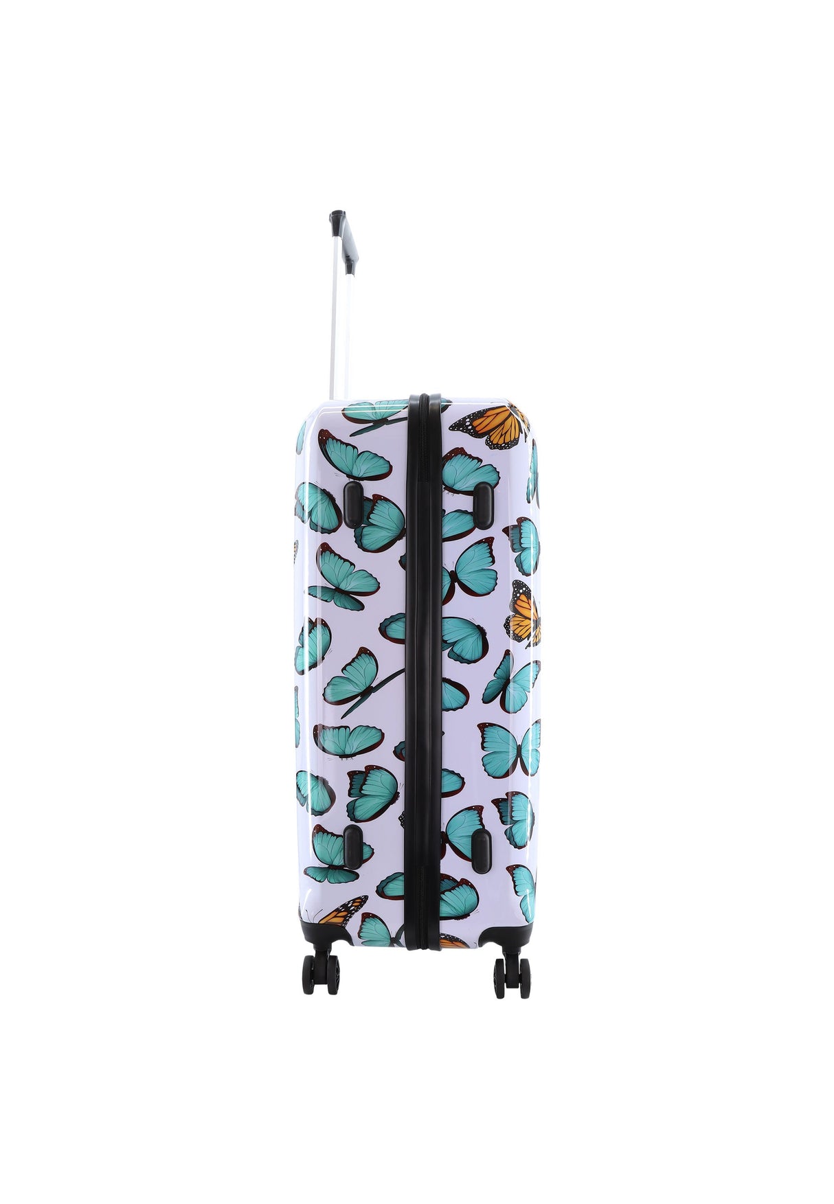 Saxoline Springful Butterfly Print Hard Suitcase Large