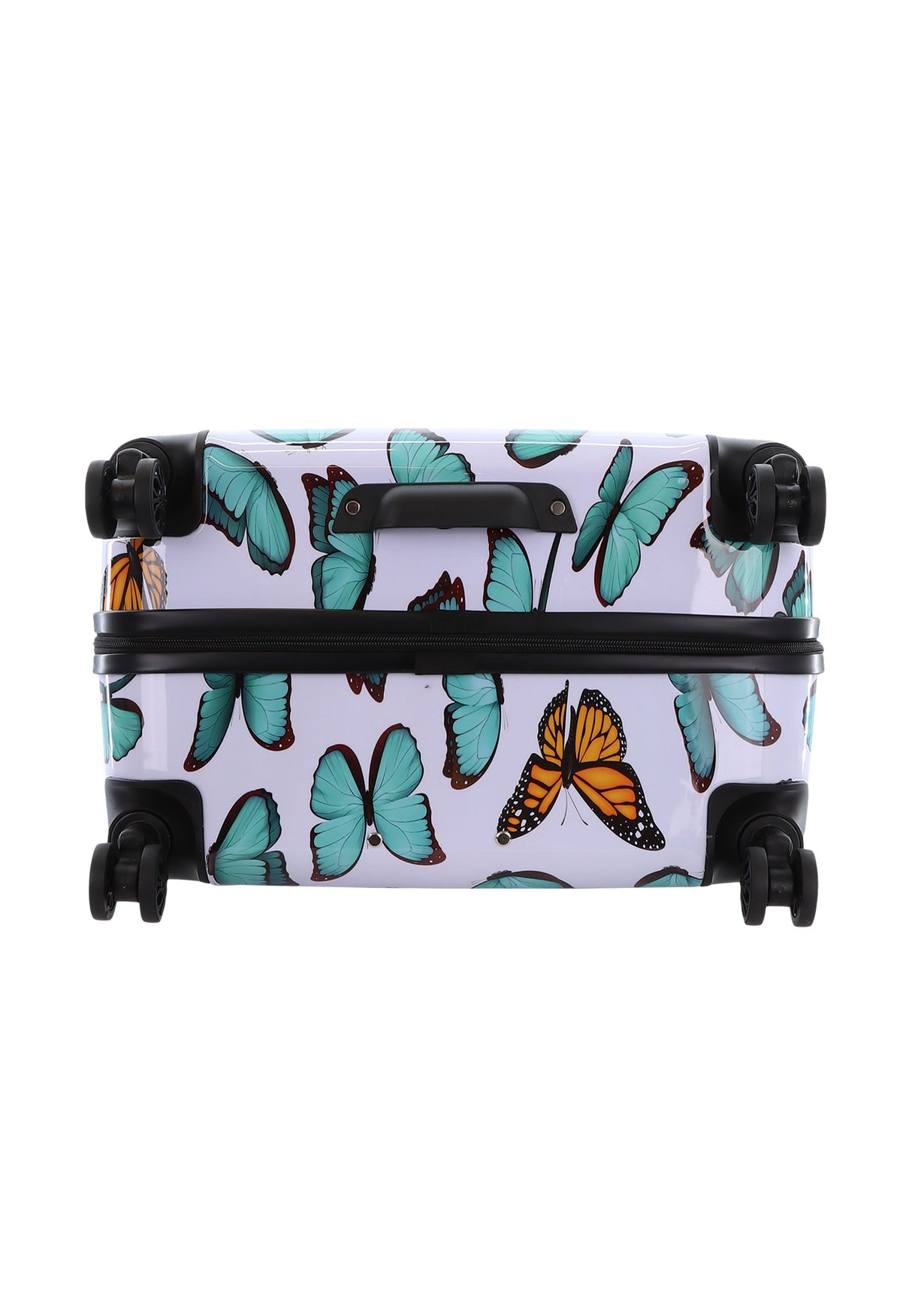 Saxoline Springful Butterfly Print Hard Suitcase Set