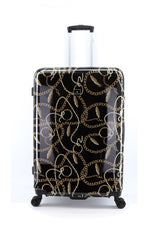 Saxoline Golden Age Print Hard Suitcase Set