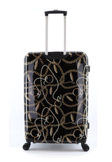 Saxoline Golden Age Print Hard Suitcase Set