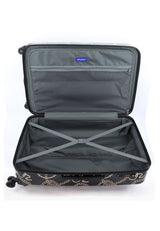 Saxoline Golden Age Print Hard Suitcase Set