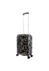 Saxoline Golden Age Print Hard Suitcase Small
