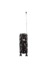 Saxoline Golden Age Print Hard Suitcase Small