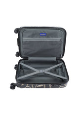 Saxoline Golden Age Print Hard Suitcase Small