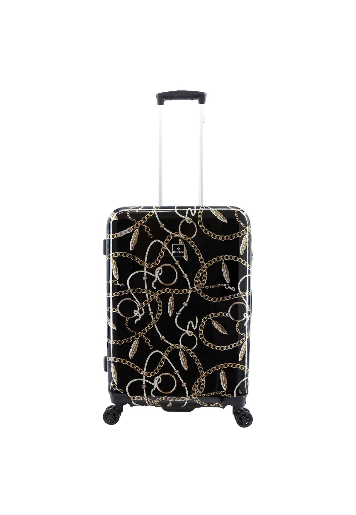 Saxoline Golden Age Print Hard Suitcase Medium