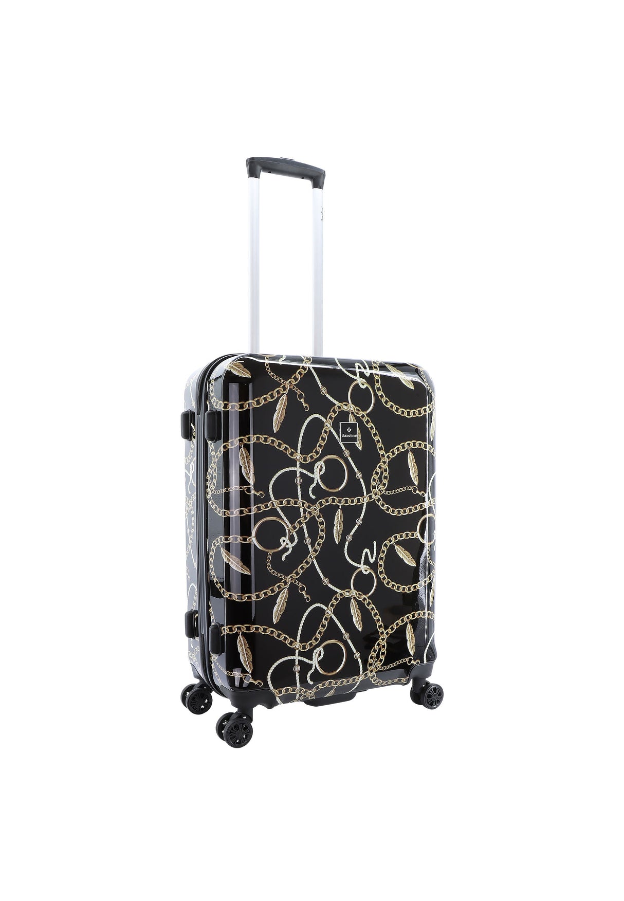 Saxoline Golden Age Print Hard Suitcase Medium