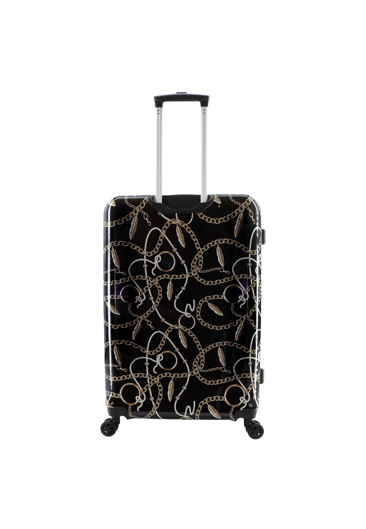 Saxoline Golden Age Print Hard Suitcase Large