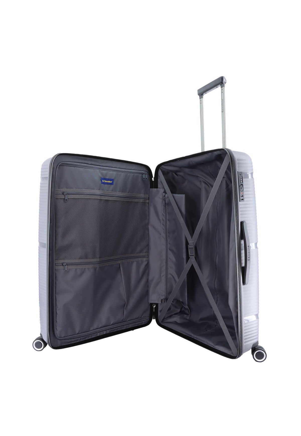 Saxoline Taupe Hard-shell Suitcase Set