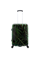Saxoline Palm Leaves Print Hard Suitcase Set
