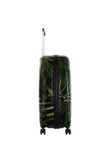 Saxoline Palm Leaves Print Hard Suitcase Set