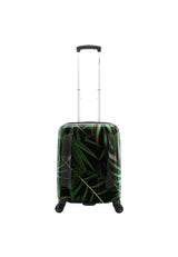 Saxoline Palm Leaves Print Hard Suitcase Small