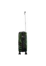 Saxoline Palm Leaves Print Hard Suitcase Medium