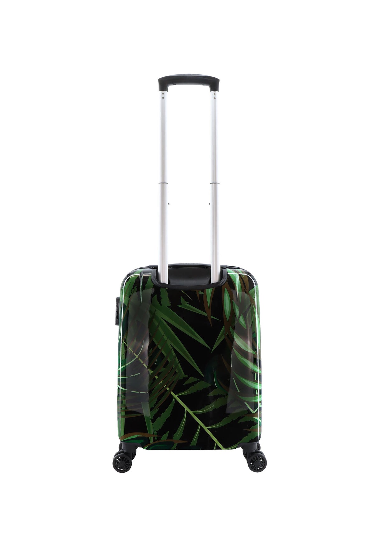 Saxoline Palm Leaves Print Hard Suitcase Small