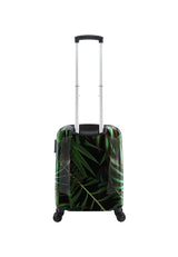 Saxoline Palm Leaves Print Hard Suitcase Small