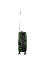 Saxoline Palm Leaves Print Hard Suitcase Small