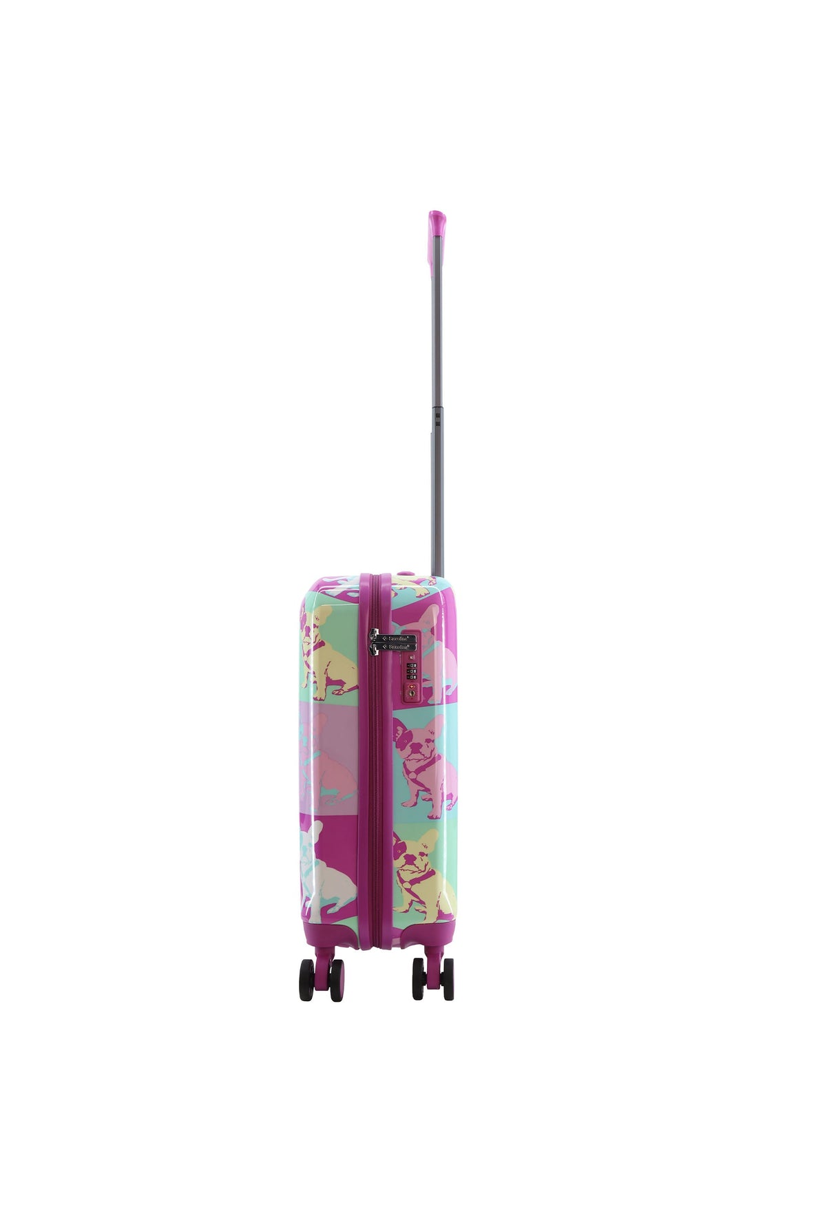Saxoline Blue Bulldog Emotion Print Hard Suitcase Small