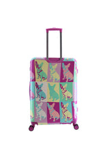 Saxoline Blue Bulldog Emotion Print Hard Suitcase Medium