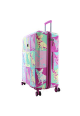 Saxoline Blue Bulldog Emotion Print Hard Suitcase Large