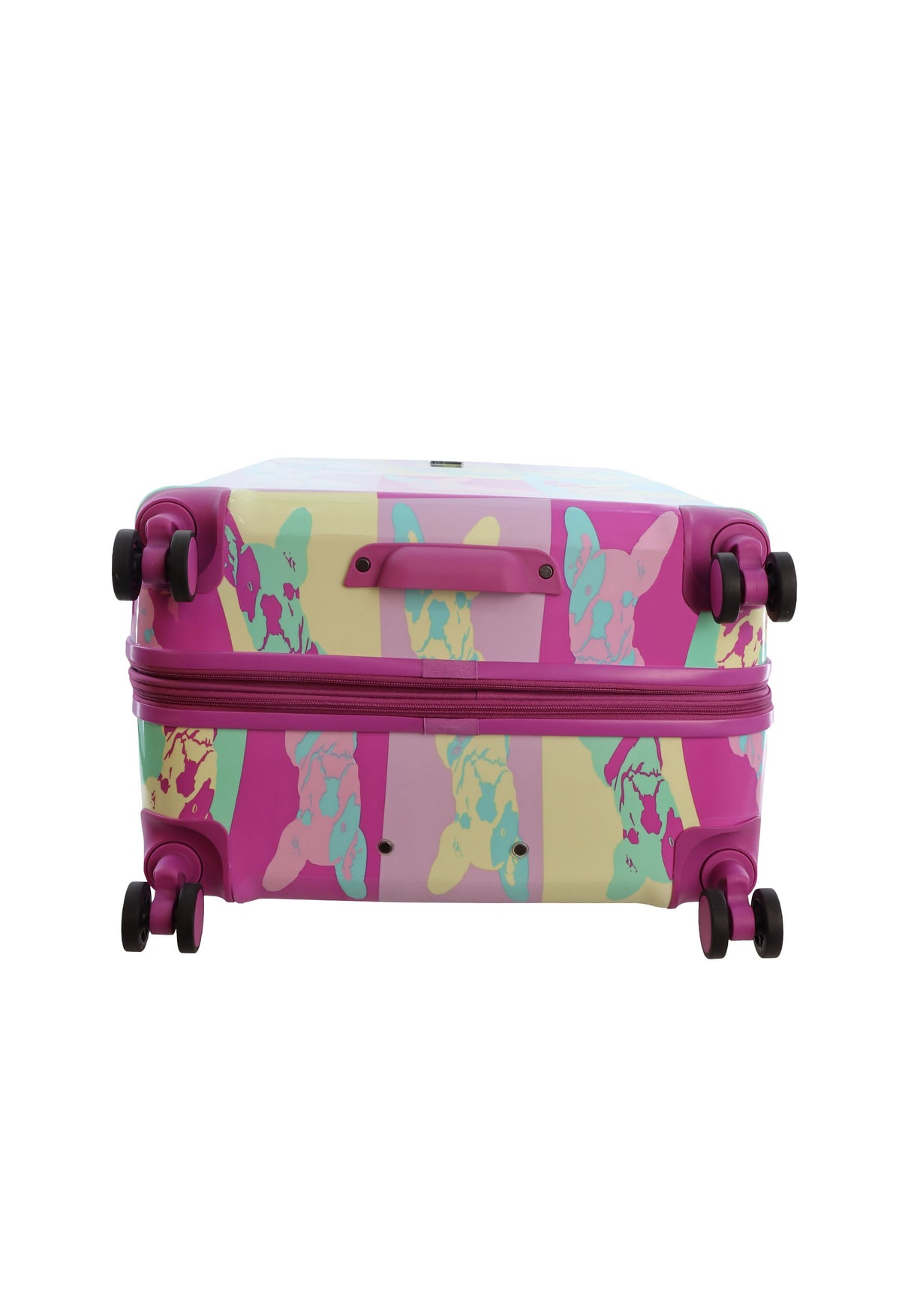 Saxoline Blue Bulldog Emotion Print Hard Suitcase Large