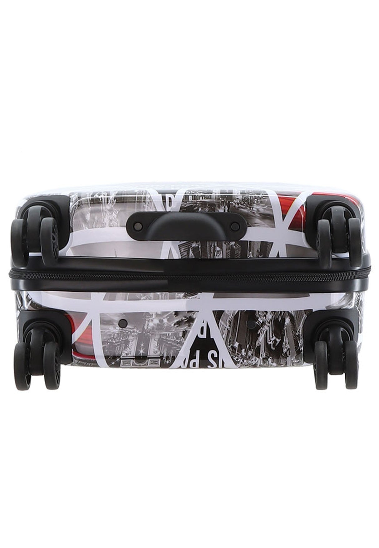 Saxoline Cities Print Hard Suitcase Small