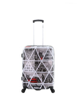 Saxoline Cities Print Hard Suitcase Medium