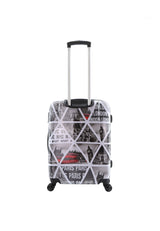 Saxoline Cities Print Hard Suitcase Medium