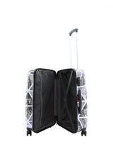 Saxoline Cities Print Hard Suitcase Medium