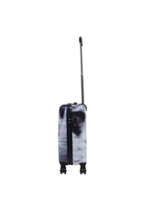 Saxoline White Cat Print Hard Suitcase Small