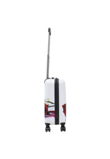 Saxoline Red Roses Print Hard Suitcase Small
