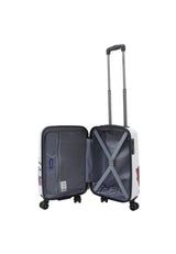 Saxoline Red Roses Print Hard Suitcase Small