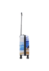 Saxoline Black Horse Print Hard Suitcase Small