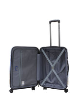 Saxoline Black Horse Print Hard Suitcase Medium