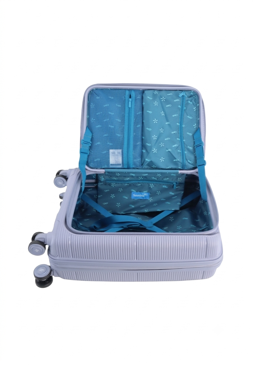 Saxoline Blue Boho Harde Handbagage Koffer Klein