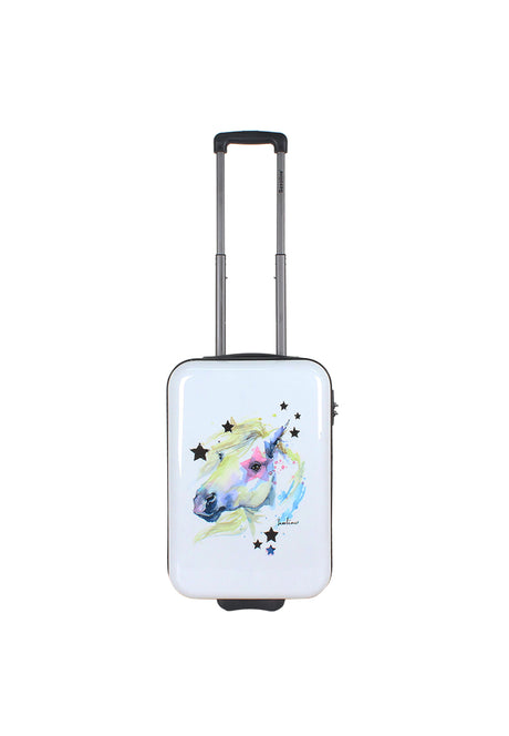 Saxoline White Horse Cabin Hard-shell Suitcase
