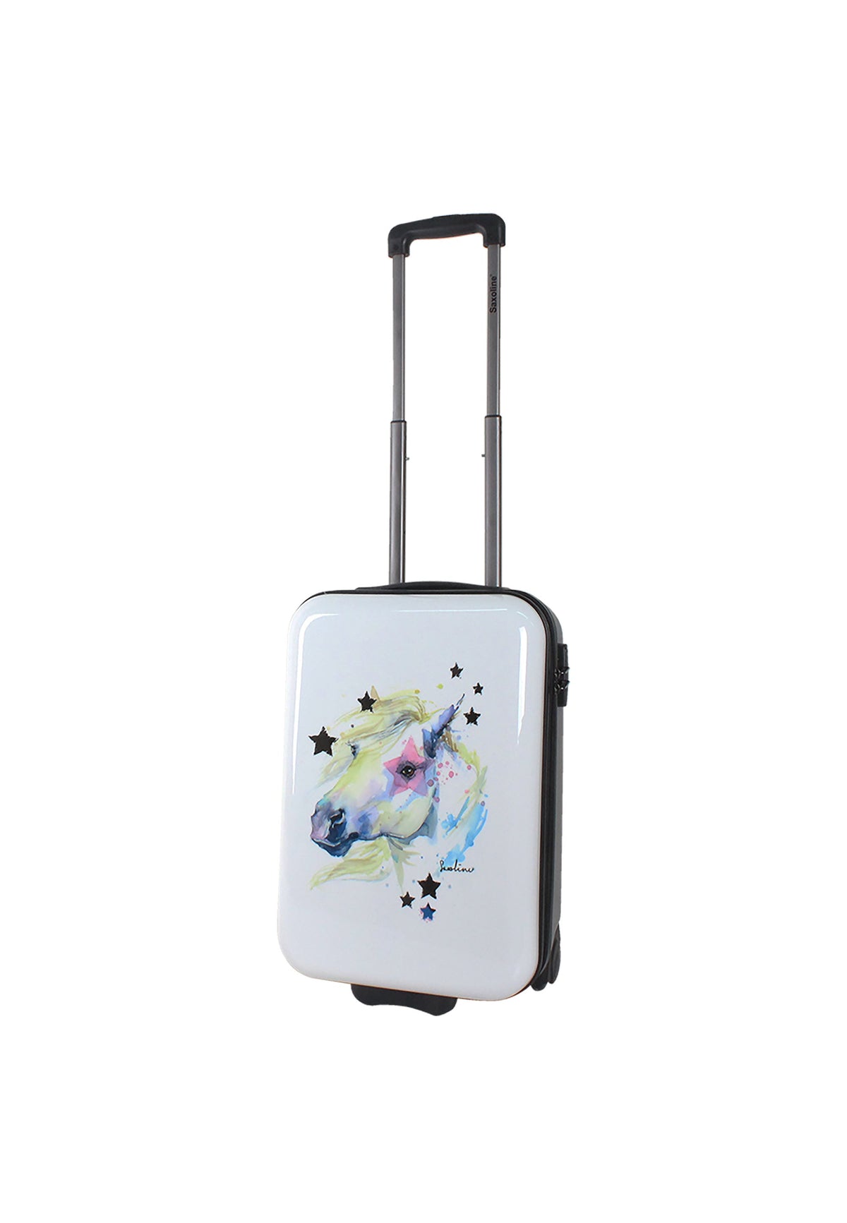 Saxoline White Horse Cabin Hard-shell Suitcase