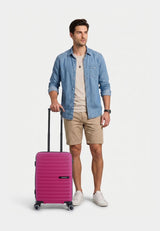 Saxoline Fiesta Hard Hand Luggage Suitcase Small