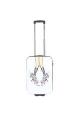 Saxoline Roller Girl Printed Hard Suitcase - Small