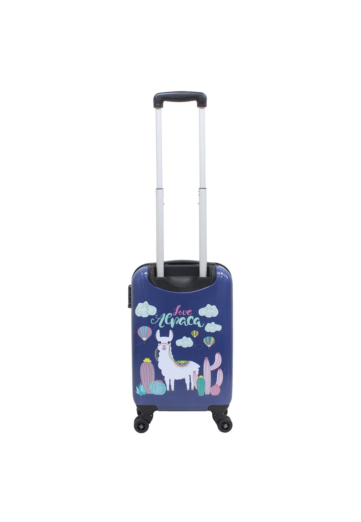 Saxoline Lama Print Hard Hand Luggage Suitcase