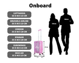Saxoline Splash Printed Hard Suitcase Small