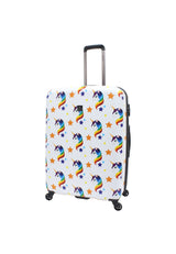 Saxoline Unicorn Printed Hard Suitcase Large