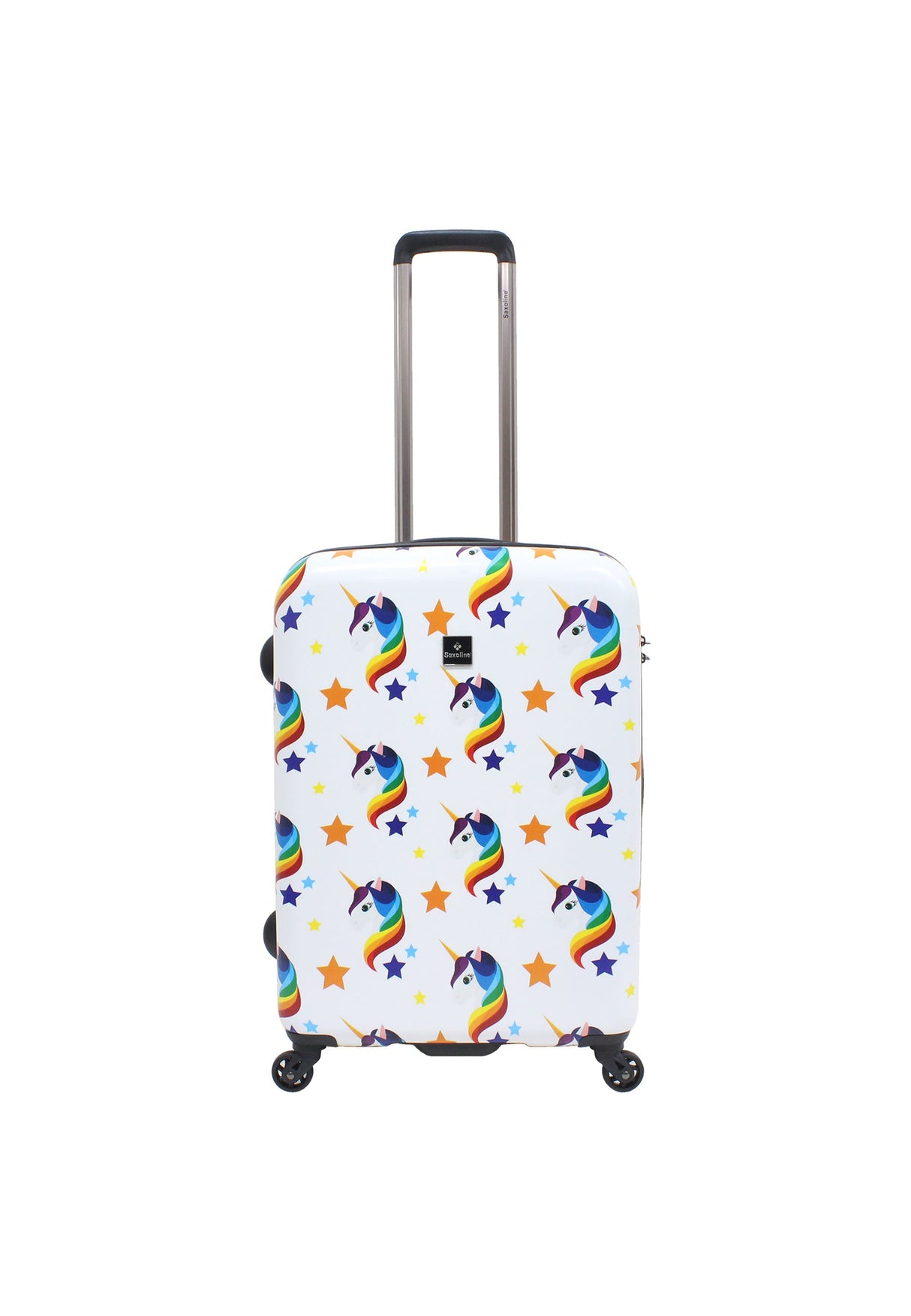 Saxoline Unicorn Printed Hard Suitcase Medium