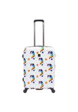 Saxoline Unicorn Printed Hard Suitcase Medium